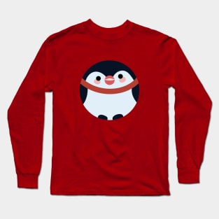 Cute round penguin Long Sleeve T-Shirt